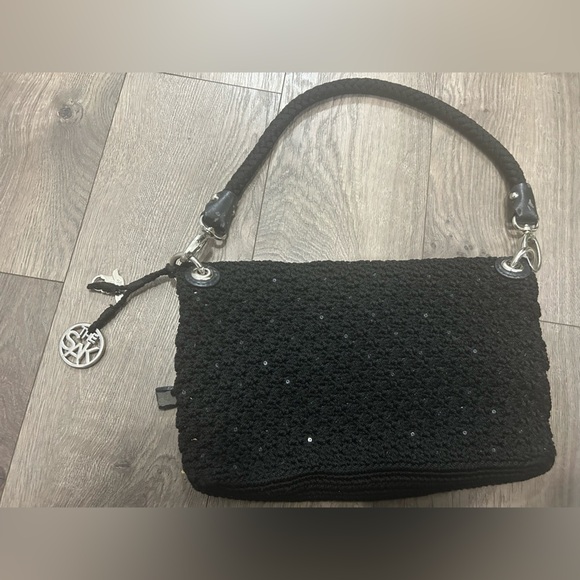 “The Sak” Crochet Shoulder Bag with Sequence - Picture 6 of 8